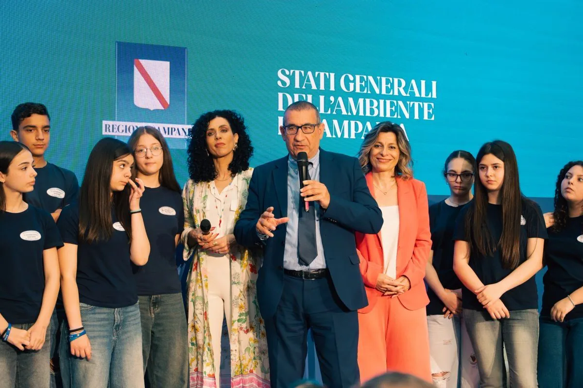 Sul palco degli Stati Generali dell’Ambiente in Campania