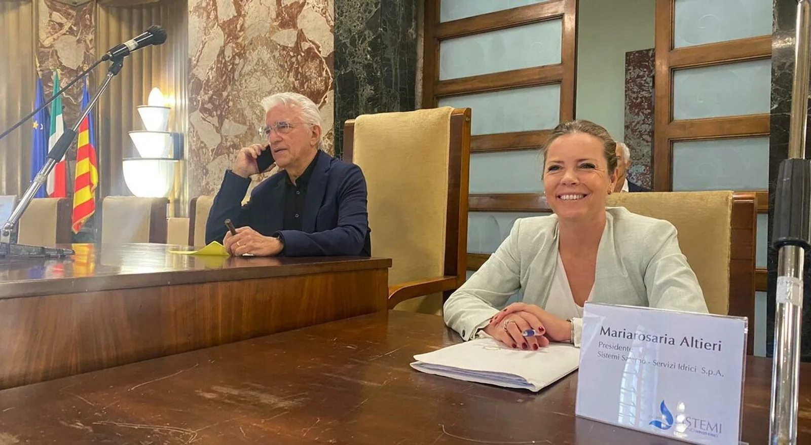 Foto del comunicato: La rivoluzione del ciclo idrico integrato salernitano